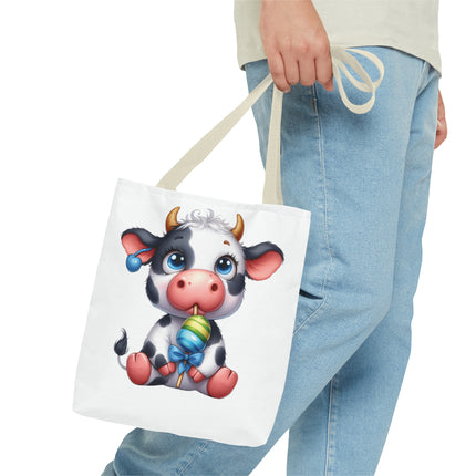 WhimsyWear Εθιμο Tote: Στυλ και λειτουργικότητες μεταφοράς παντού! Αγελάδα