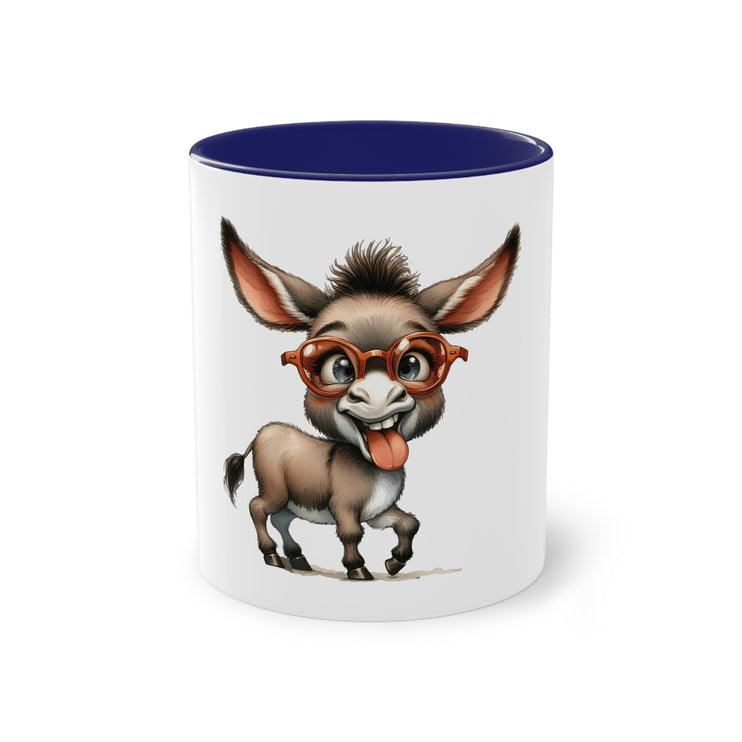 Harmony Two-Tone Coffee Mug: Sip in Style, Revel in Comfort - Donkey