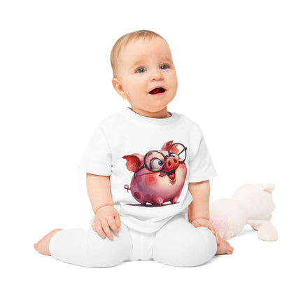 Enchanted Organic Baby Tee: απαλότητα, στυλ, & Sweetness - Χοίρος