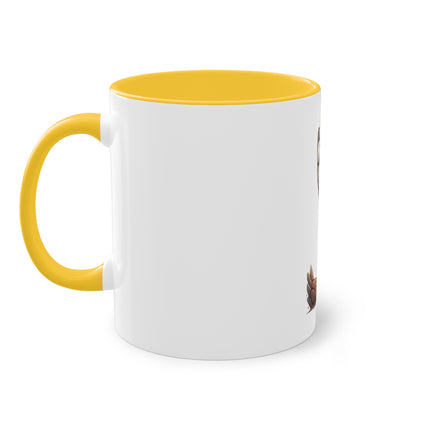 Harmony Two-Tone Coffee Mug: Sip in Style, Revel in Comfort - Swan