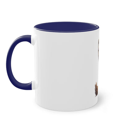 Harmony Two-Tone Coffee Mug: Sip in Style, Revel in Comfort - Swan