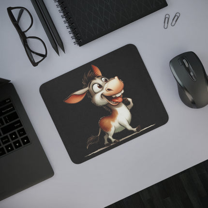 WhimsyWonder Masa Mouse Pad: Çalışma Alanınız İçin Kişiselleştirilmiş Cazibe - Mutlu Eşek