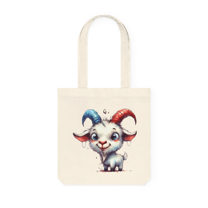 Καμβά sustainstyle Tote Bag: Eco -Conscious Fashion - Baby Goat