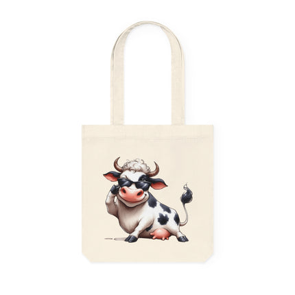 Καμβά sustainstyle Tote Bag: Οικολογική συνειδητή μόδα - αγελάδα