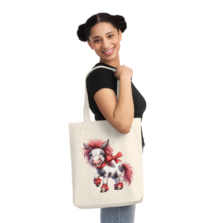 Καμβά sustainstyle Tote Bag: Eco -Conscious Fashion - Άλογο