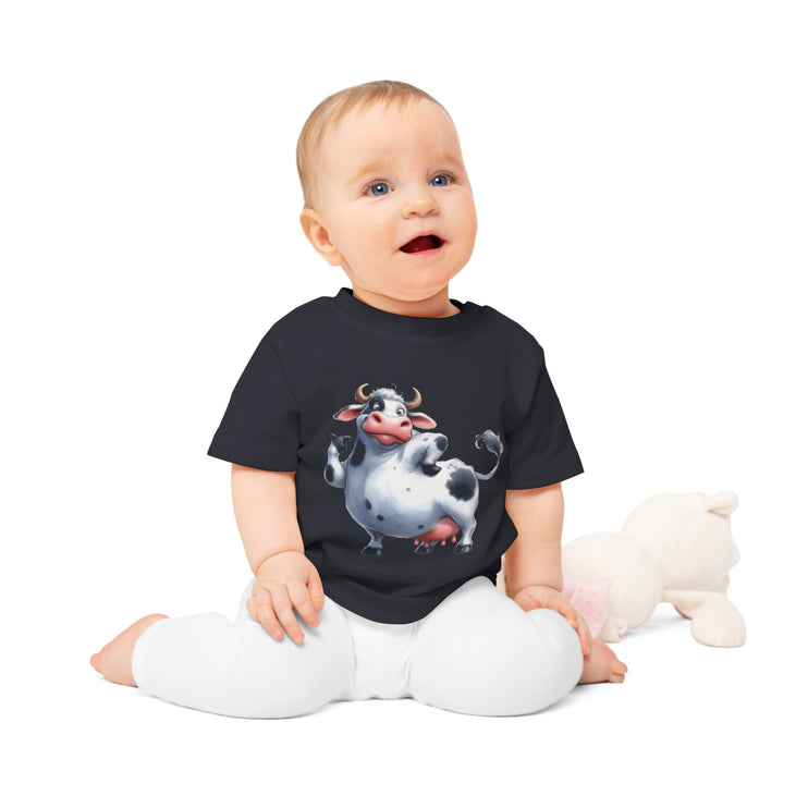 Enchanted Organic Baby Tee: απαλότητα, στυλ, & Sweetness - αγελάδα