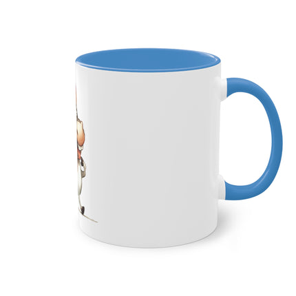 Harmony Two-Tone Coffee Mug: Sip in Style, Revel in Comfort - Donkey