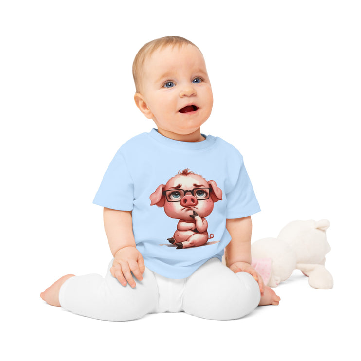 Enchanted Organic Baby Tee: απαλότητα, στυλ, & Sweetness - Χοίρος