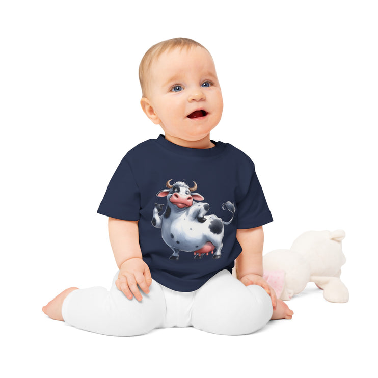 Enchanted Organic Baby Tee: απαλότητα, στυλ, & Sweetness - αγελάδα