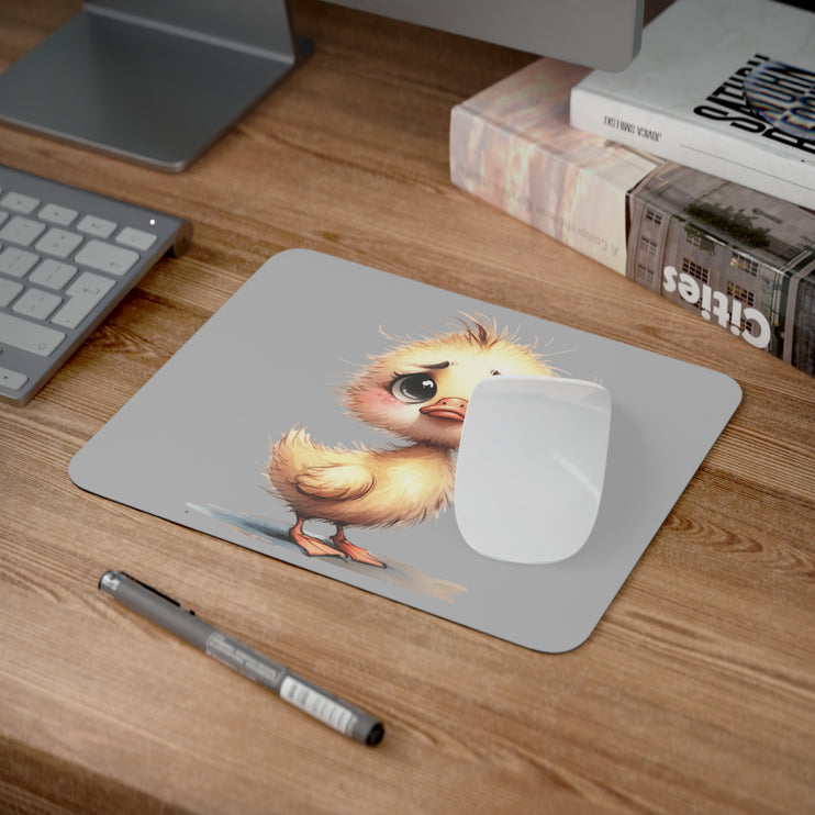 WhimsyWonder Desk Mouse Pad: Εξατομικευμένη γοητεία για το χώρο εργασίας σας - Pouting Baby Duck