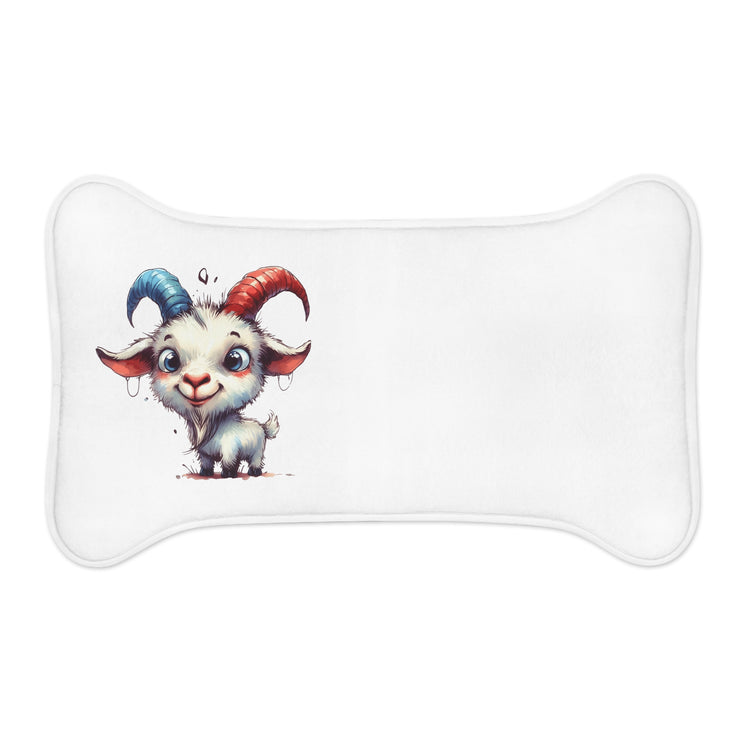 CharmPaws Pet Feeding Mats: Keep Mealtime Mess-Free & Stylish! - Goat