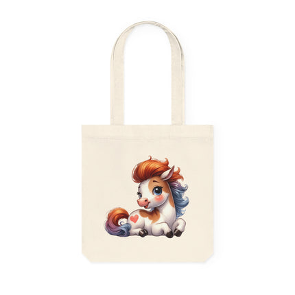 SustainStyle canvas Tote Bag: Milieubewuste mode - paard