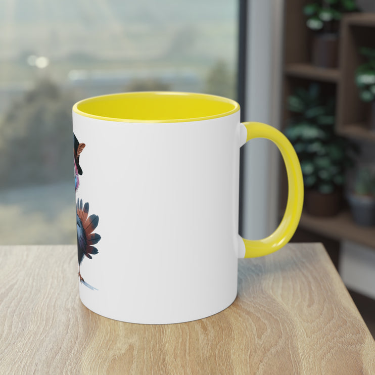 Harmony Two-Tone Coffee Mug: Sip in Style, Revel in Comfort - Turkey