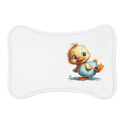 CharmPaws Pet Feeding Mats: Keep Mealtime Mess-Free & Stylish! Duck