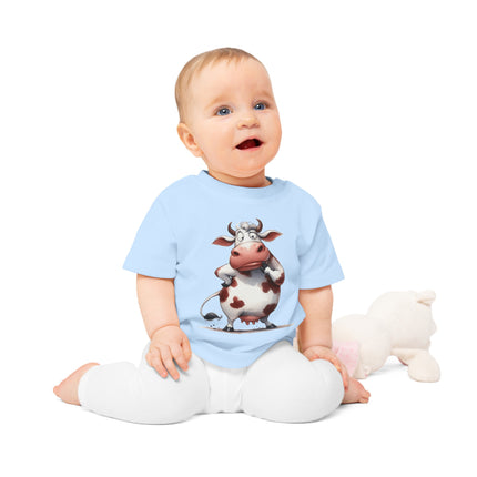 Enchanted Organic Baby Tee: απαλότητα, στυλ, & Sweetness - αγελάδα