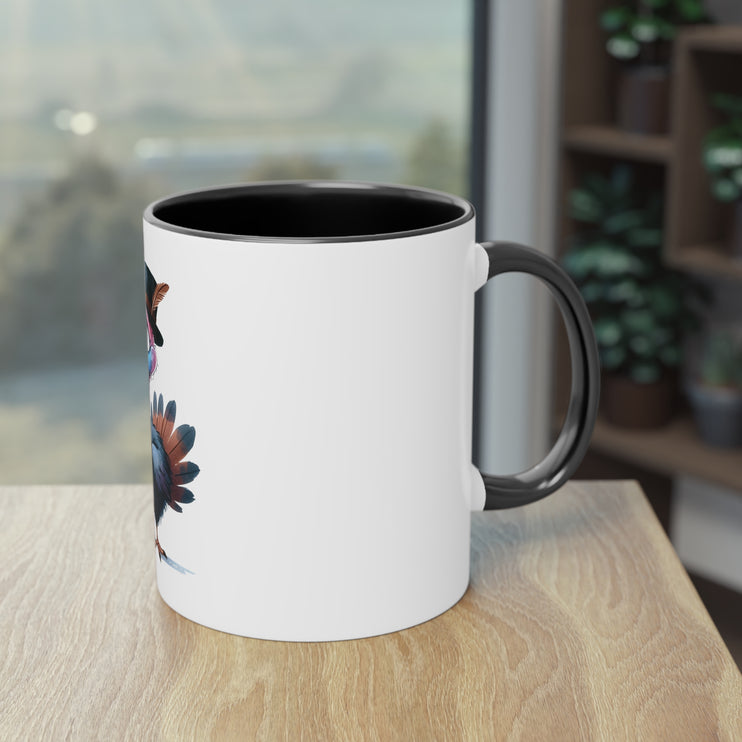 Harmony Two-Tone Coffee Mug: Sip in Style, Revel in Comfort - Turkey