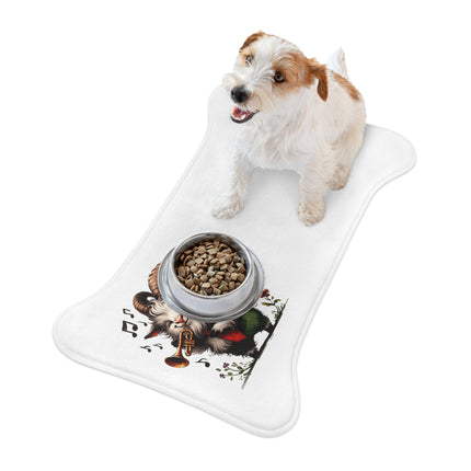 CharmPaws Pet Feeding Mats: Keep Mealtime Mess-Free & Stylish! - Goat