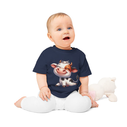 Enchanted Organic Baby Tee: απαλότητα, στυλ, & Sweetness - αγελάδα