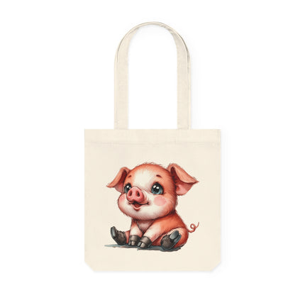 Καμβά sustainstyle Tote Bag: Eco -Conscious Fashion - Pig