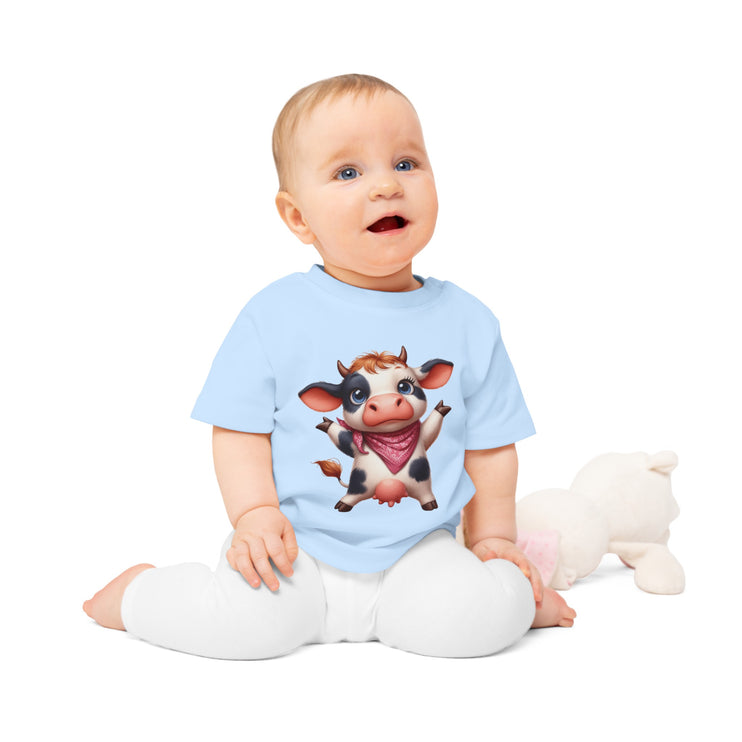 Enchanted Organic Baby Tee: απαλότητα, στυλ, & Sweetness - αγελάδα