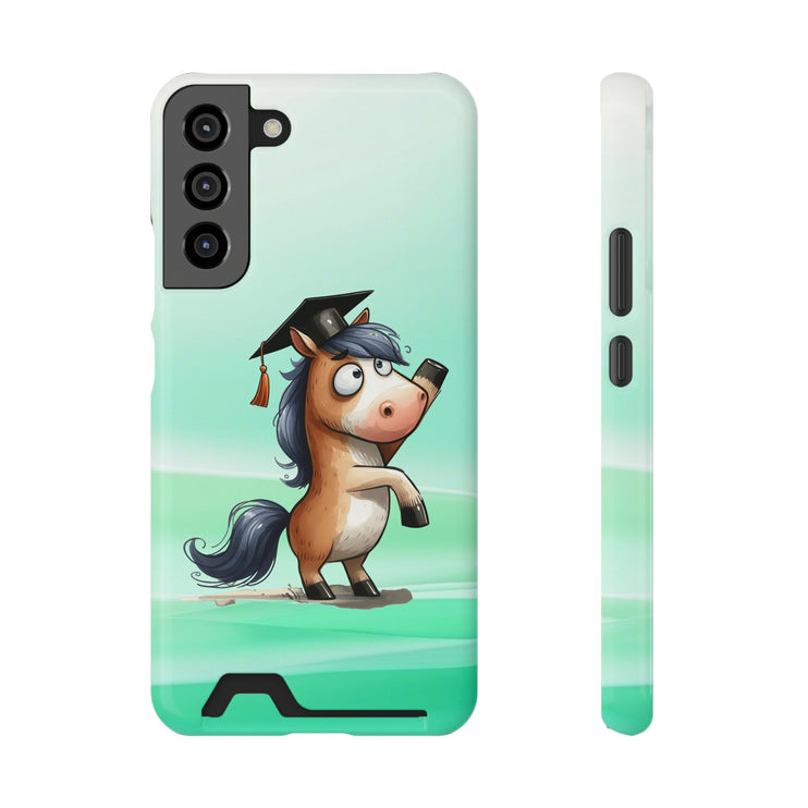 EnchantGuard Phone Case with Card Holder: Style Meets Functionality - Donkey