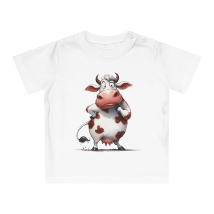 Enchanted Organic Baby Tee: απαλότητα, στυλ, & Sweetness - αγελάδα