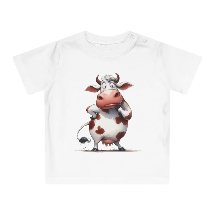 Enchanted Organic Baby Tee: απαλότητα, στυλ, & Sweetness - αγελάδα