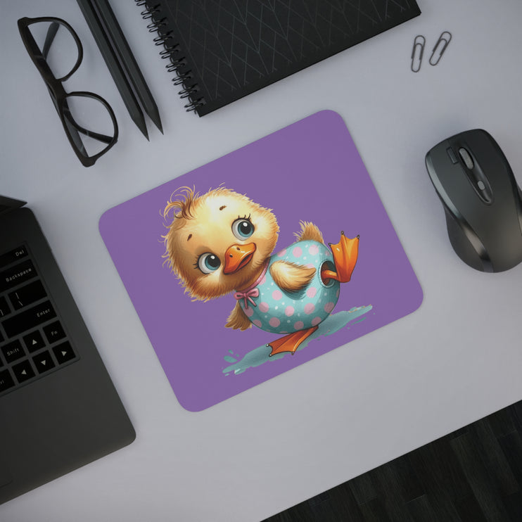 WhimsyWonder Desk Mouse Pad: Εξατομικευμένη γοητεία για το χώρο εργασίας σας - Χαριτωμένη πάπια μωρού σε μαγιό