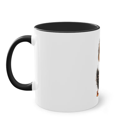 Harmony Two-Tone Coffee Mug: Sip in Style, Revel in Comfort - Duck