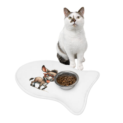 CharmPaws Pet Feeding Mats: Keep Mealtime Mess-Free & Stylish! - Donkey