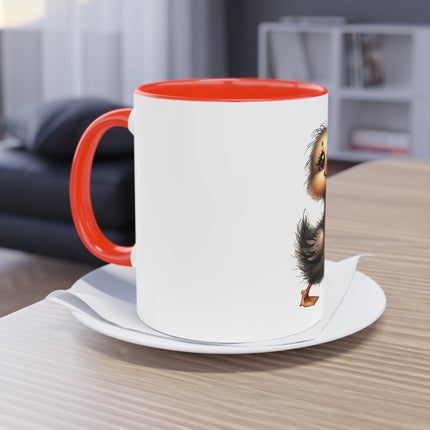 Harmony Two-Tone Coffee Mug: Sip in Style, Revel in Comfort - Duck