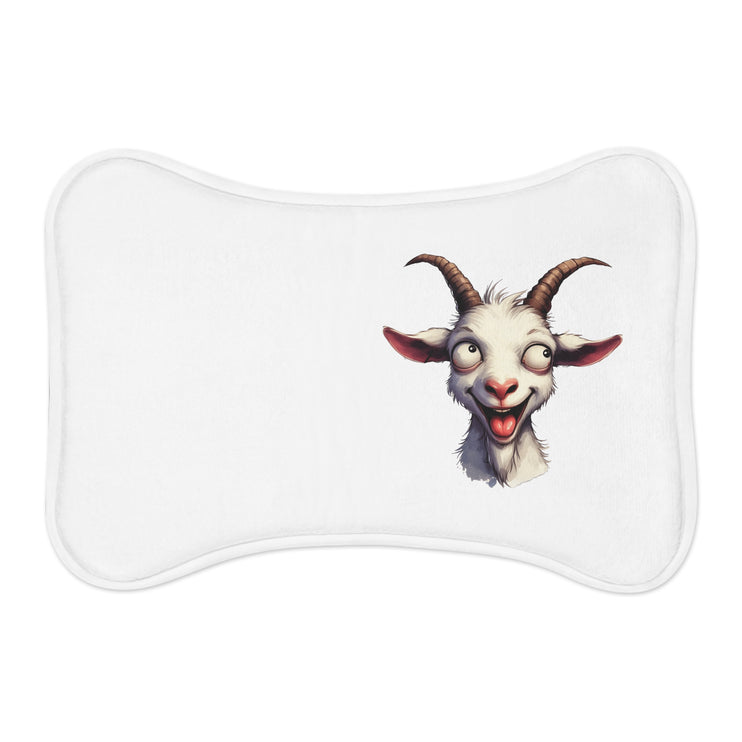 CharmPaws Pet Feeding Mats: Keep Mealtime Mess-Free & Stylish! - Goat