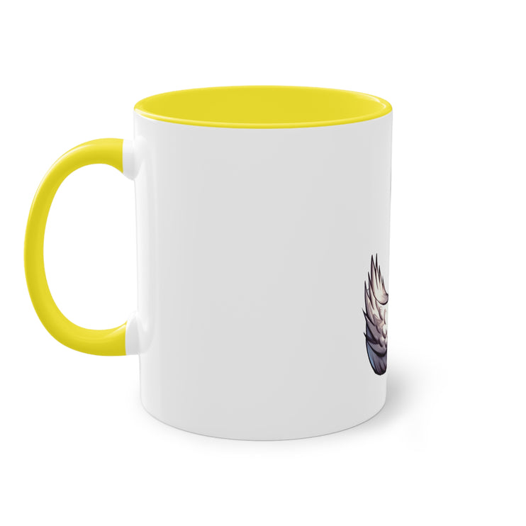 Harmony Two-Tone Coffee Mug: Sip in Style, Revel in Comfort - Swan