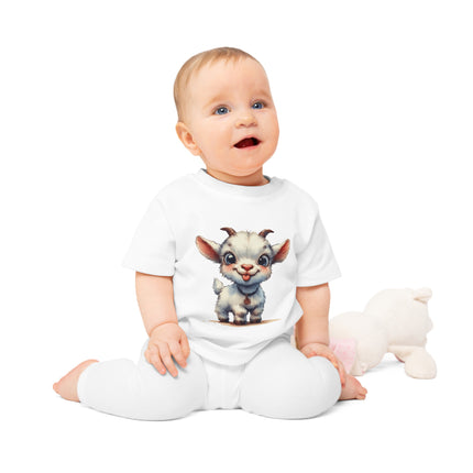 Enchanted Organic Baby Tee: απαλότητα, στυλ, & Sweetness - Cute Baby Goat