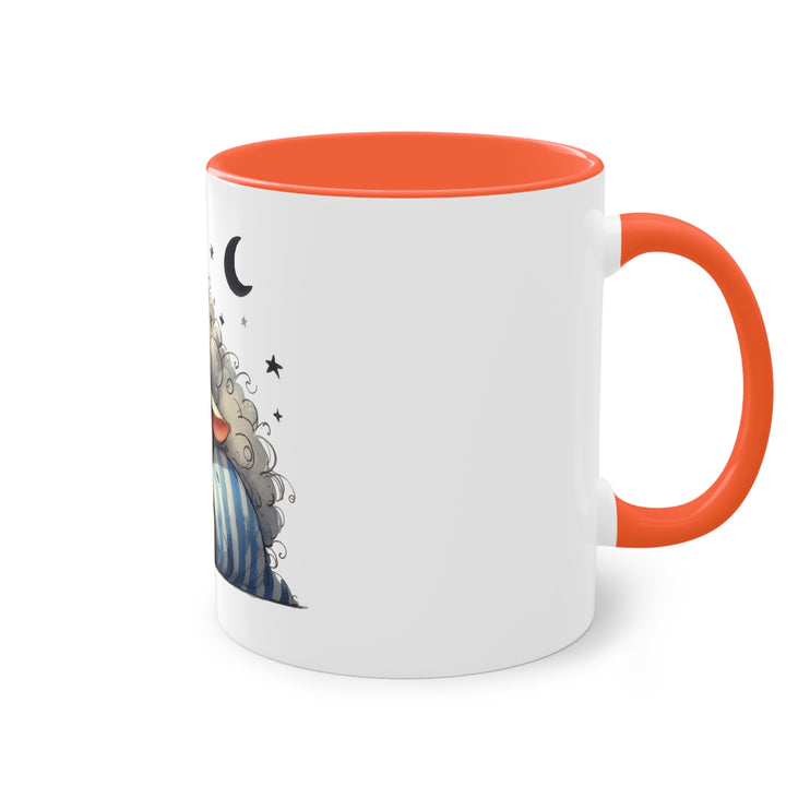 Harmony Two-Tone Coffee Mug: Sip in Style, Revel in Comfort - Sheep