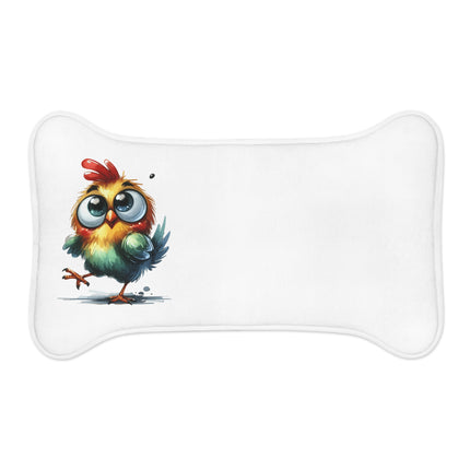 CharmPaws Pet Feeding Mats: Keep Mealtime Mess-Free & Stylish! - Chicken