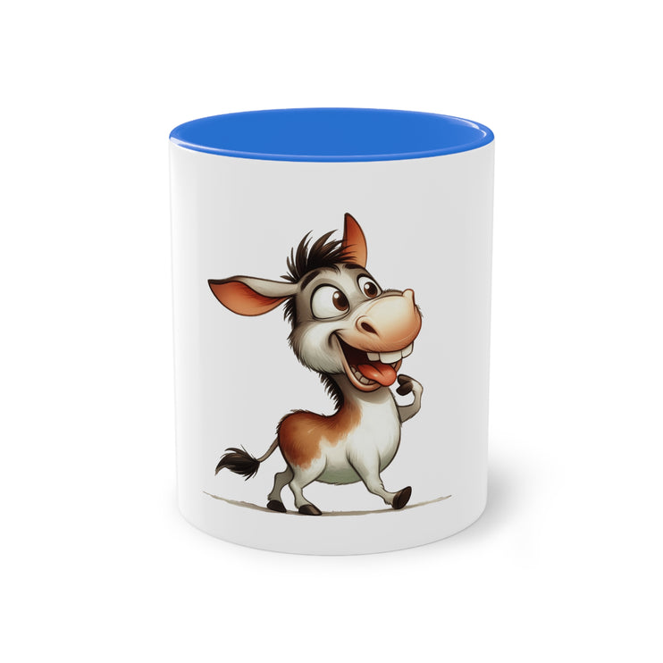 Harmony Two-Tone Coffee Mug: Sip in Style, Revel in Comfort - Donkey