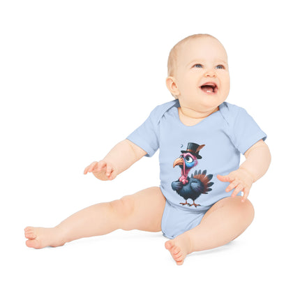 SnuggleNest Organic Baby Bodysuit (Short Sleeves) Turkey