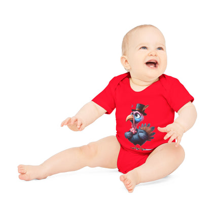 SnuggleNest Organic Baby Bodysuit (Short Sleeves) Turkey