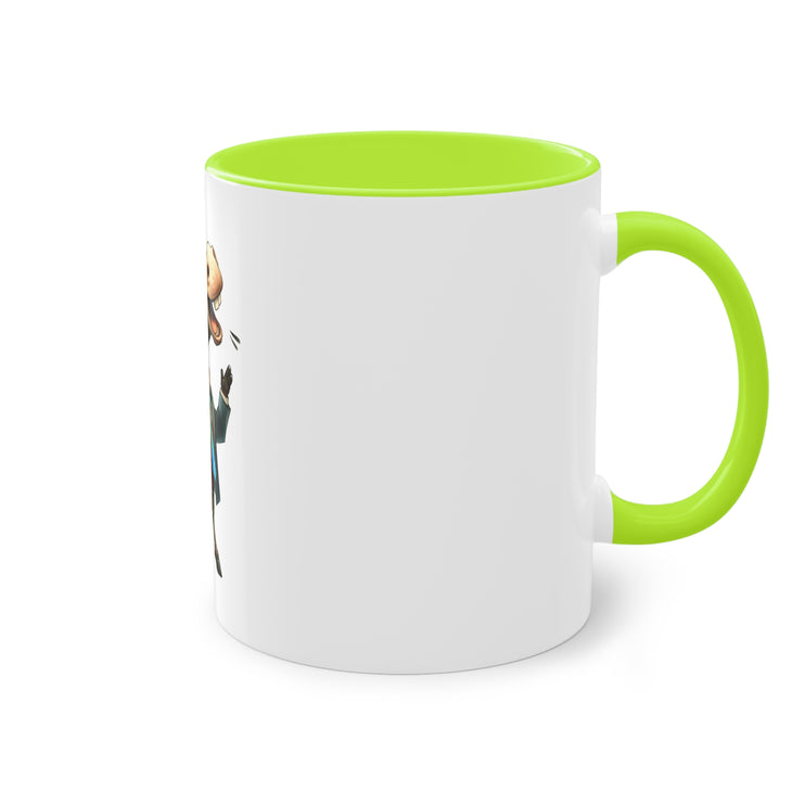 Harmony Two-Tone Coffee Mug: Sip in Style, Revel in Comfort - Donkey