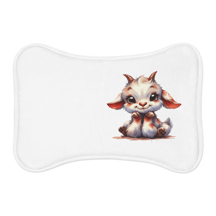 CharmPaws Pet Feeding Mats: Keep Mealtime Mess-Free & Stylish! - Goat