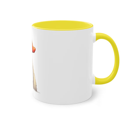 Harmony Two-Tone Coffee Mug: Sip in Style, Revel in Comfort - Swan