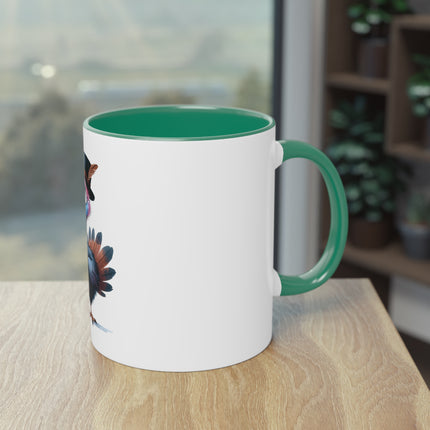 Harmony Two-Tone Coffee Mug: Sip in Style, Revel in Comfort - Turkey