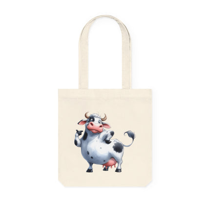 Sustainstyle Canvas Tote Bag: Umweltbewusste Mode - Kuh