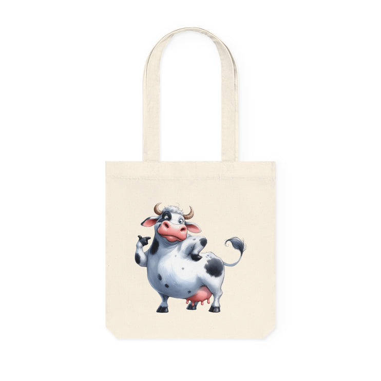 Καμβά sustainstyle Tote Bag: Οικολογική συνειδητή μόδα - αγελάδα