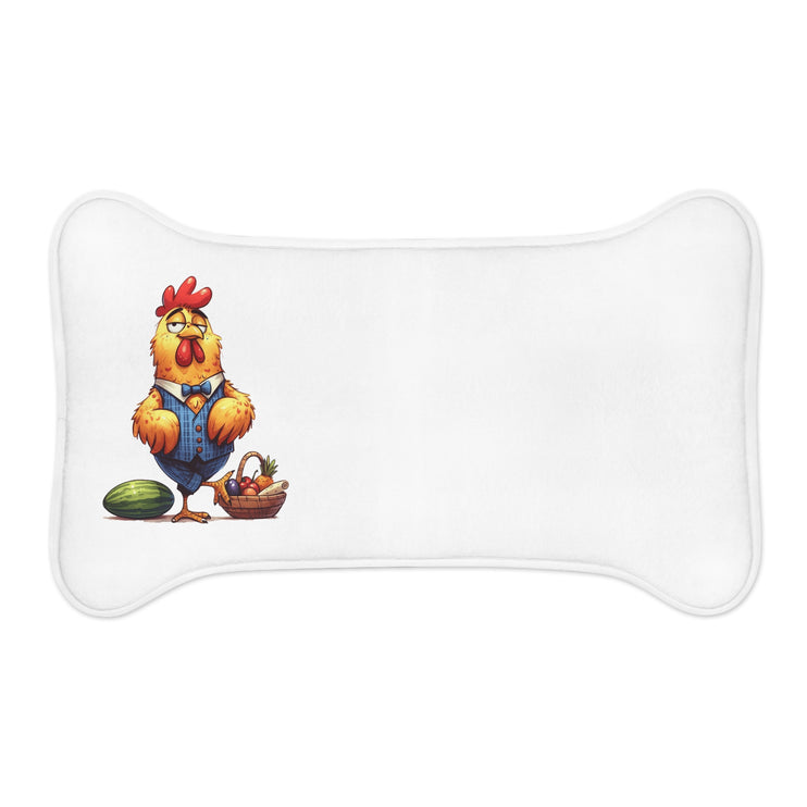 CharmPaws Pet Feeding Mats: Keep Mealtime Mess-Free & Stylish! - Rooster