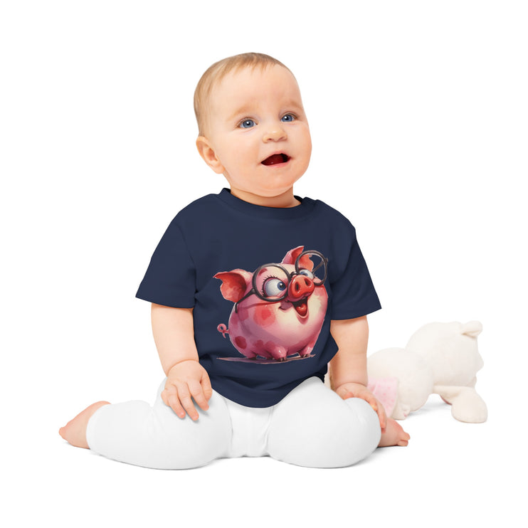 Enchanted Organic Baby Tee: απαλότητα, στυλ, & Sweetness - Χοίρος