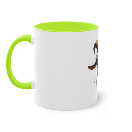 Harmony Two-Tone Coffee Mug: Sip in Style, Revel in Comfort - Goat