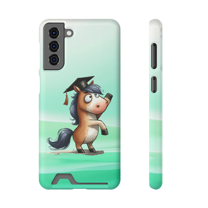 EnchantGuard Phone Case with Card Holder: Style Meets Functionality - Donkey