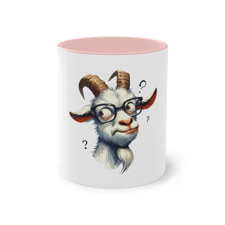 Harmony Two-Tone Coffee Mug: Sip in Style, Revel in Comfort - Goat